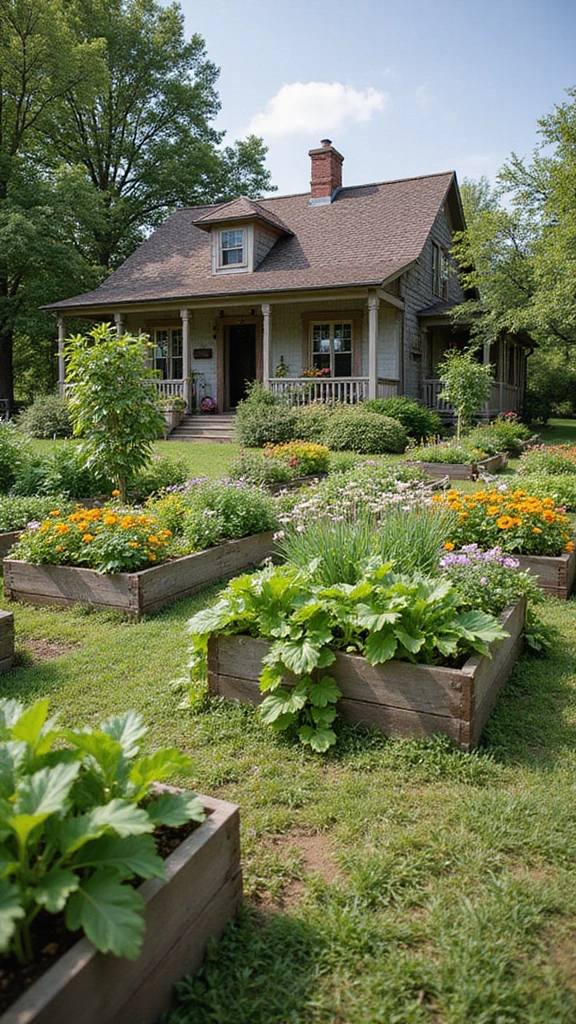 18 Stunning Garden Design Ideas That Will Make Your Outdoor Space Shine! - 10. Rustic Farmhouse Gardens