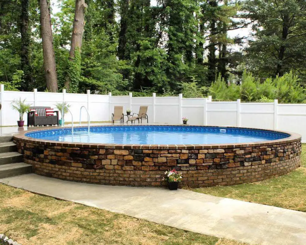 20 Stunning Semi-Inground Pool Designs for Your Backyard Oasis (You Won't Believe #8!) - 7. Elegant Infinity Edge
