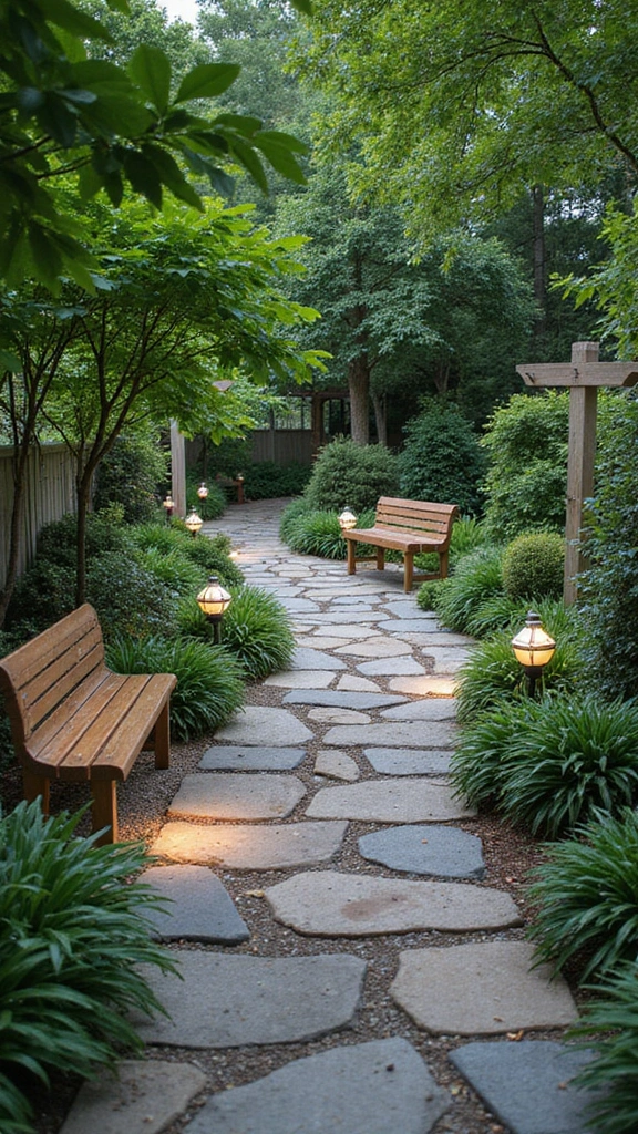 18 Stunning Garden Design Ideas That Will Make Your Outdoor Space Shine! - 12. Pathway Paradise