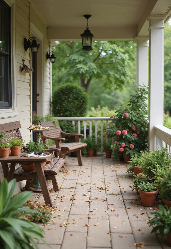 20 Jaw-Dropping Fall Decor Inspirations for Your Front Porch! - 18. Encouraging Nature Visits