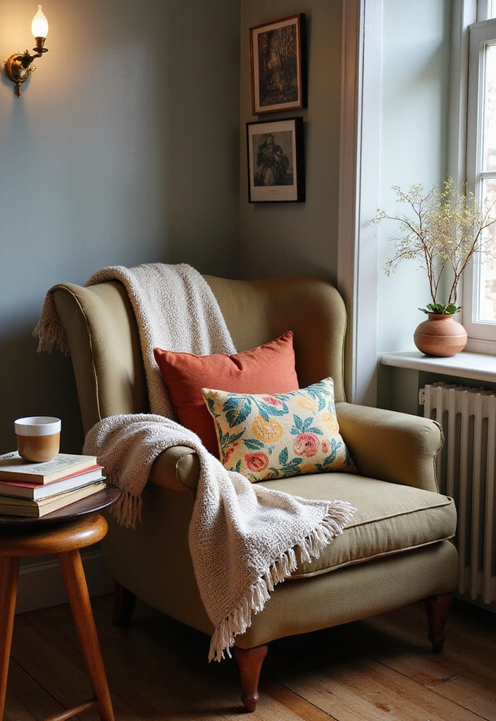 25 Fall Apartment Decor Ideas That Will Cozy Up Your Space Like Never Before! - 9. Cozy Nook for Reading