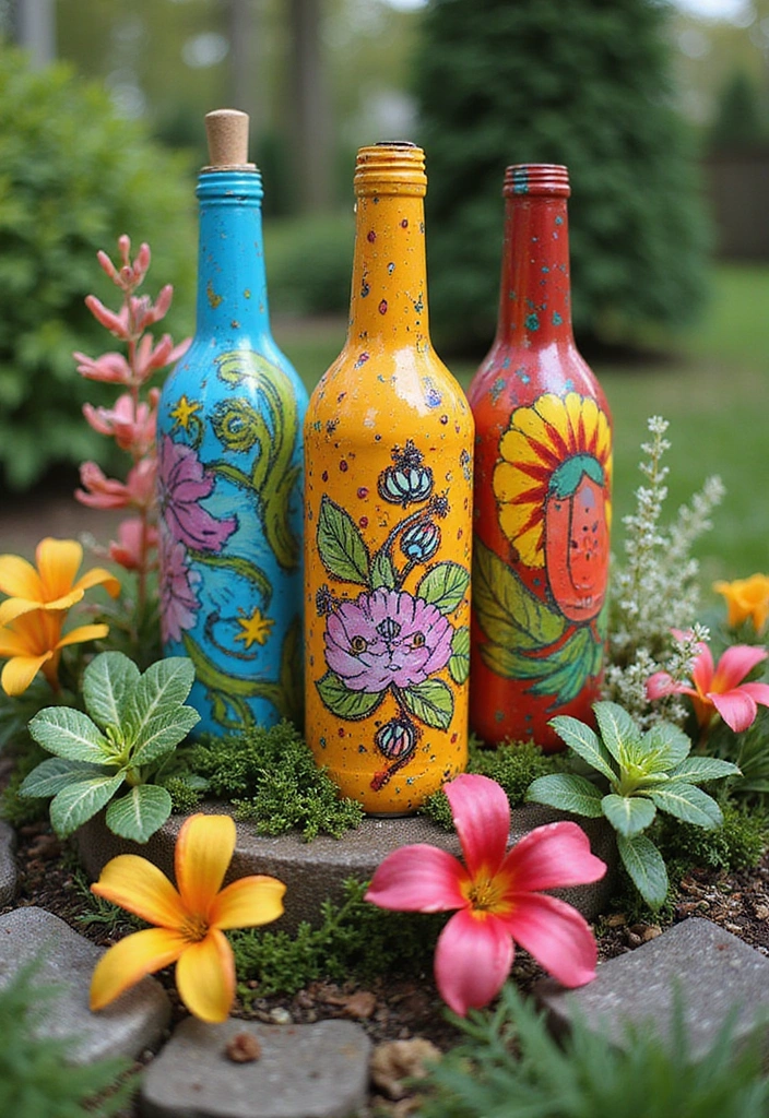 30 Budget-Friendly Garden Crafts That Look Expensive (You Won't Believe How Easy #15 Is!) - 21. DIY Garden Art from Recycled Materials
