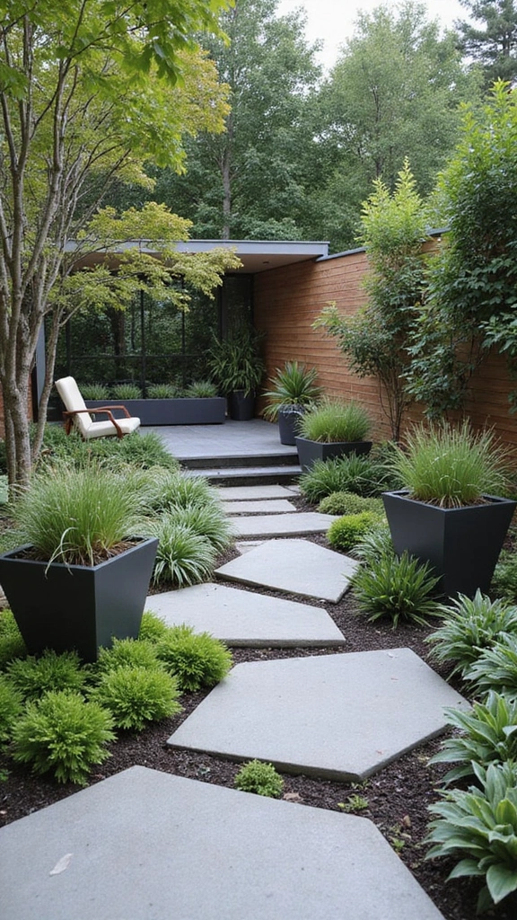 18 Stunning Garden Design Ideas That Will Make Your Outdoor Space Shine! - 6. Modern Geometric Gardens