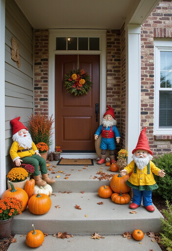 20 Jaw-Dropping Fall Decor Inspirations for Your Front Porch! - 13. Whimsical Touches