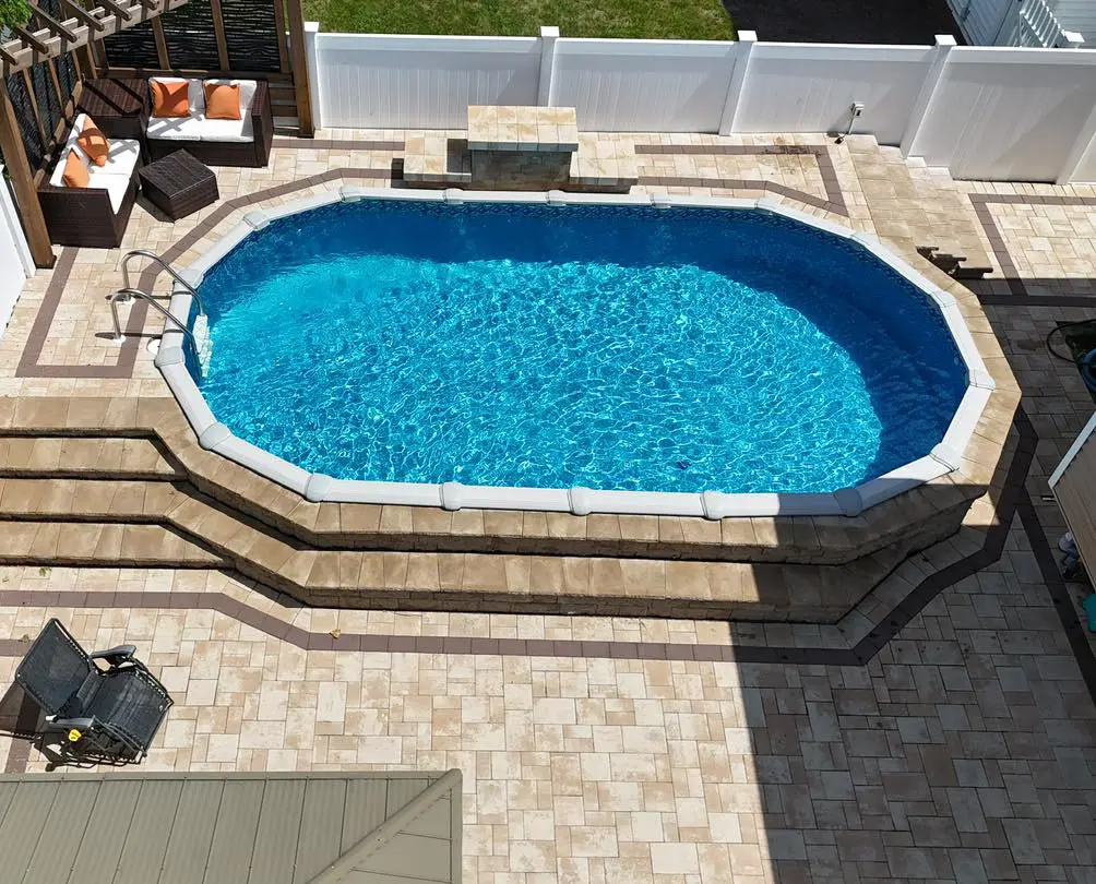 20 Stunning Semi-Inground Pool Designs for Your Backyard Oasis (You Won't Believe #8!) - 2. Elegant Octagonal Design
