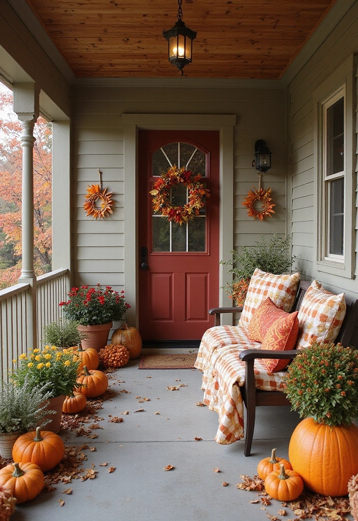 20 Jaw-Dropping Fall Decor Inspirations for Your Front Porch! - 17. Fall-Inspired Artwork
