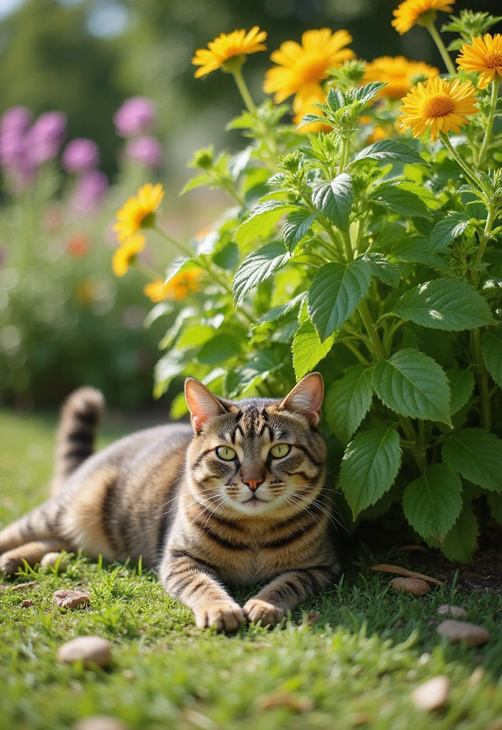 Discover the 12 Best Mosquito Repelling Plants for a Blissfully Bug-Free Summer! - 7. Catnip - The Feline-Friendly Repellent