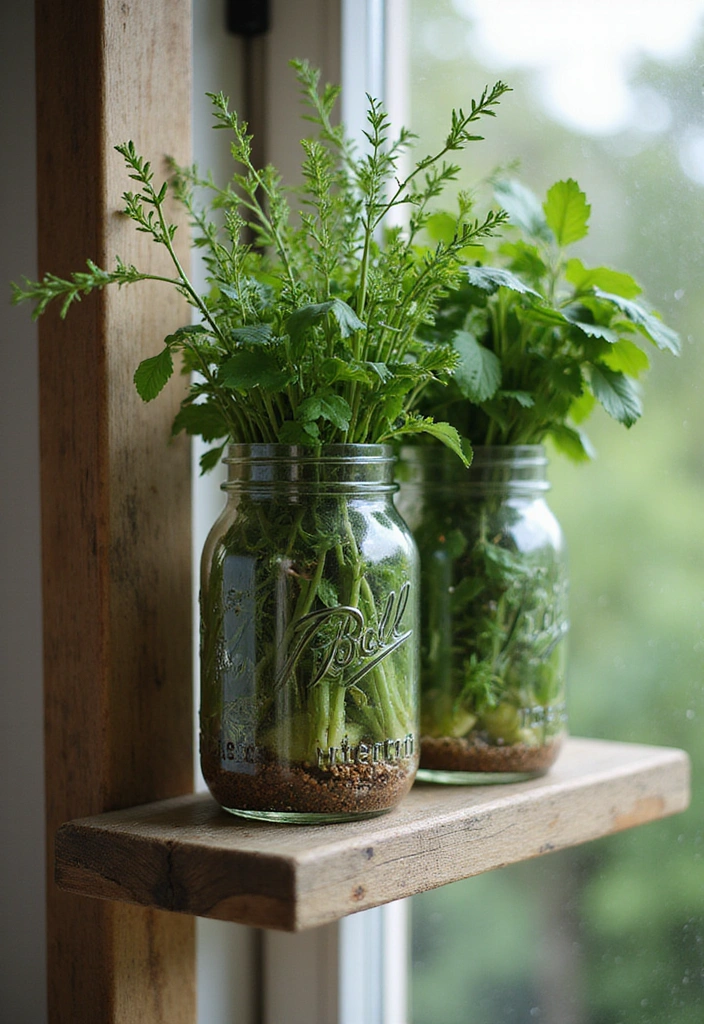 30 Budget-Friendly Garden Crafts That Look Expensive (You Won't Believe How Easy #15 Is!) - 4. DIY Hanging Herb Garden