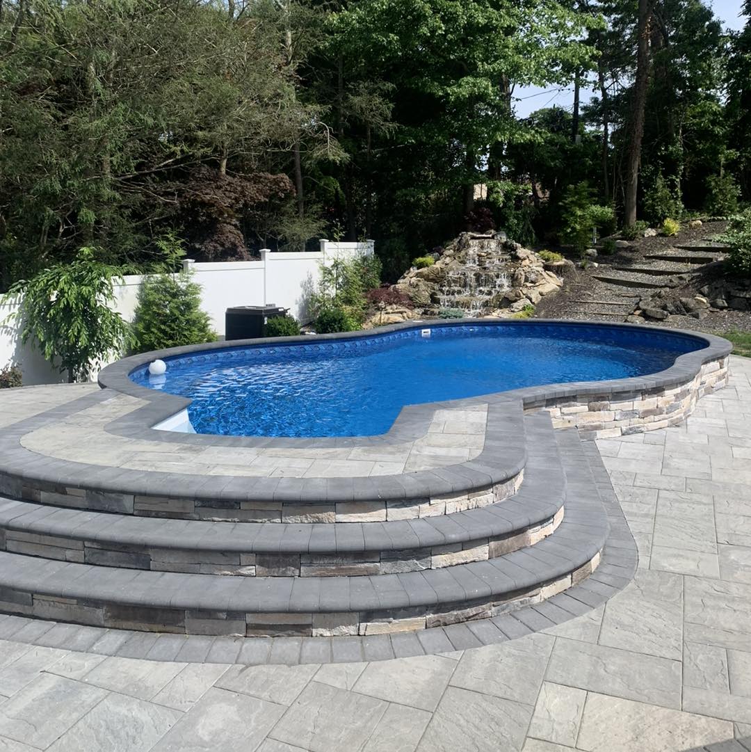 20 Stunning Semi-Inground Pool Designs for Your Backyard Oasis (You Won't Believe #8!) - 5. Modern Minimalism