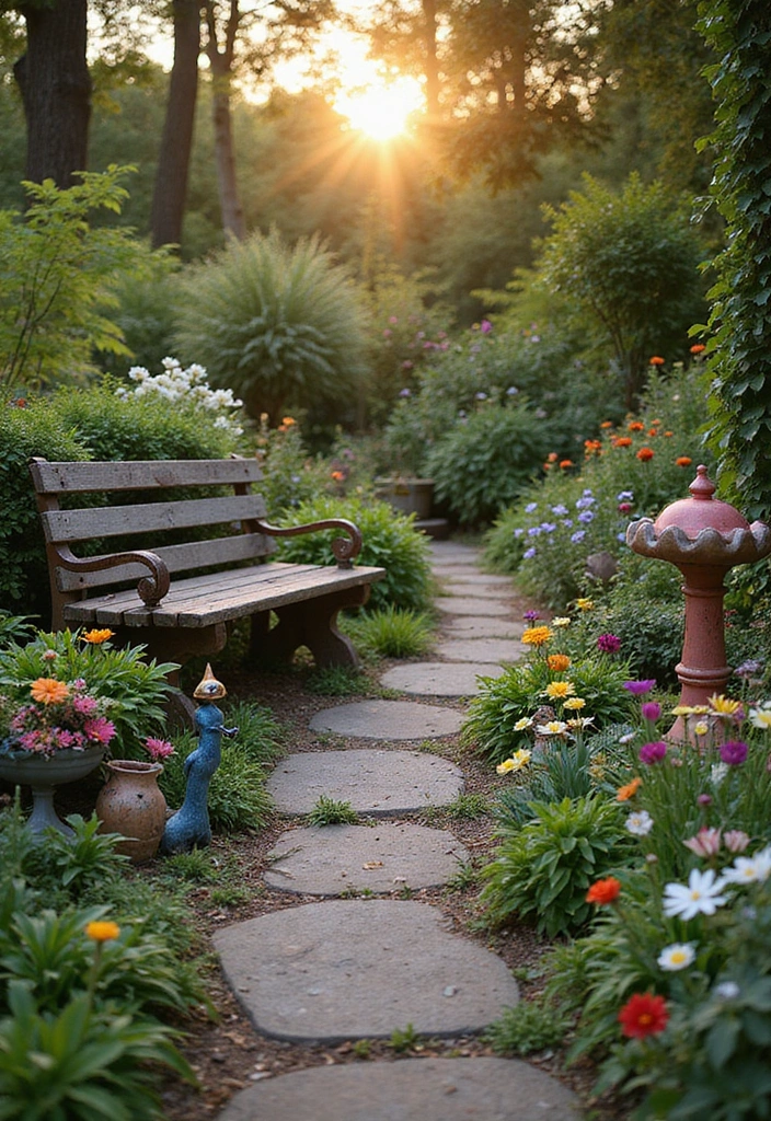 Step By Step: How to Start Your Dream Garden as a Complete Beginner - 11. Incorporating Garden Decor