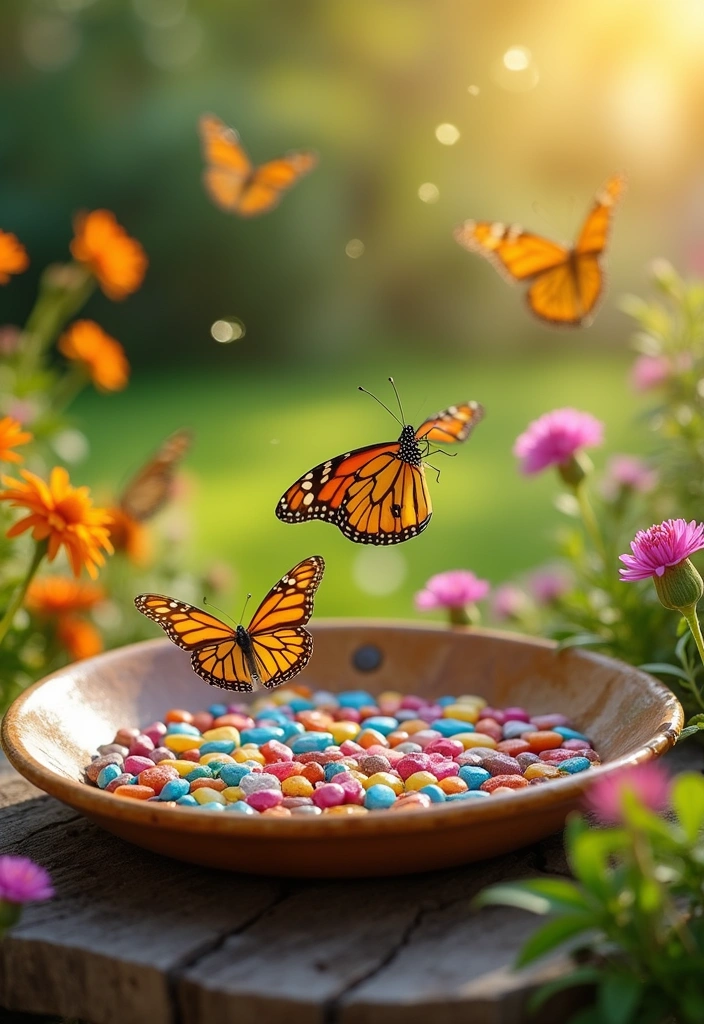 30 Budget-Friendly Garden Crafts That Look Expensive (You Won't Believe How Easy #15 Is!) - 17. Butterfly Feeder