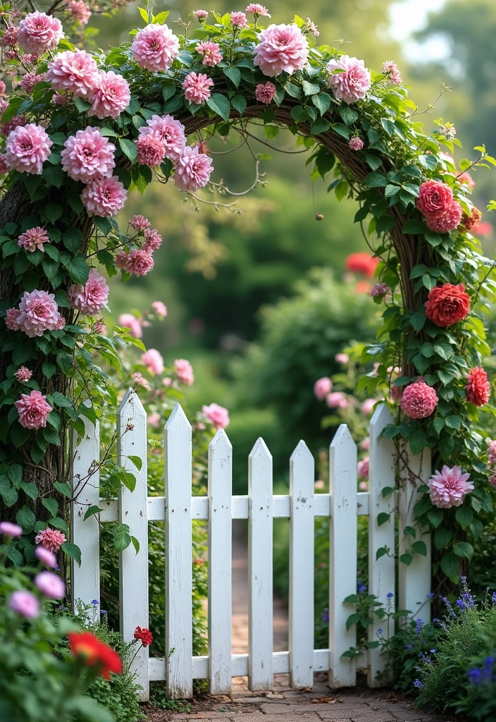 15 Enchanting Cottage Garden Designs That Will Make You Want to Dig In Today! - 7. Charming Fencing