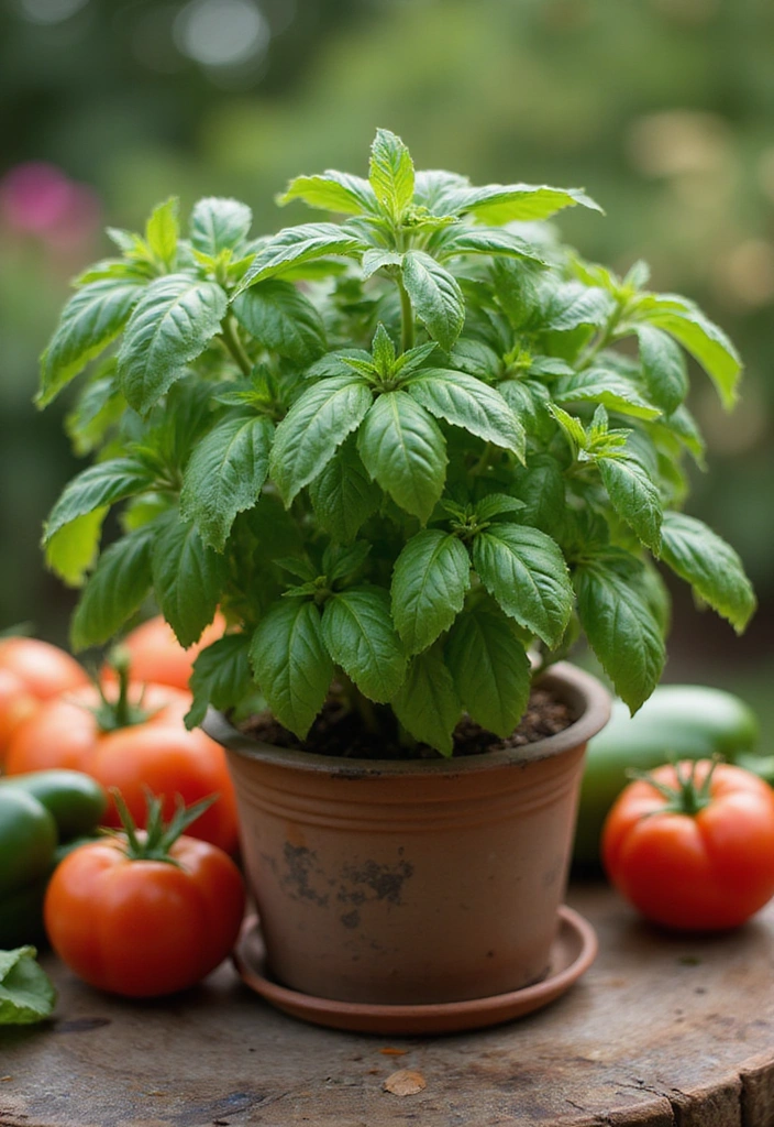 Discover the 12 Best Mosquito Repelling Plants for a Blissfully Bug-Free Summer! - 4. Basil - The Culinary Companion
