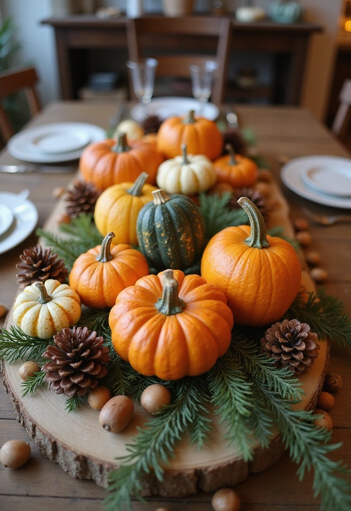 25 Fall Apartment Decor Ideas That Will Cozy Up Your Space Like Never Before! - 2. Stylish Pumpkin Arrangements