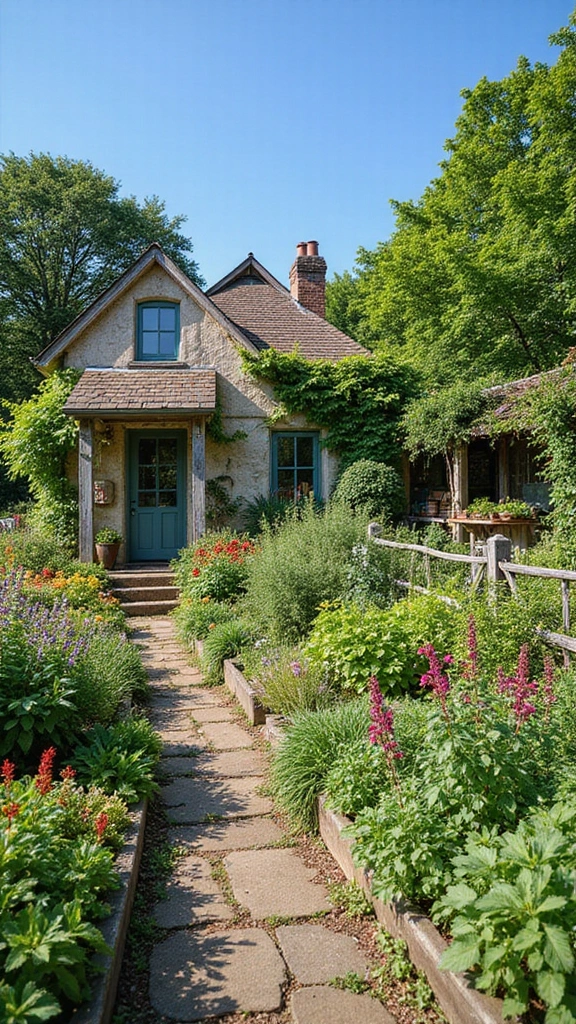 18 Stunning Garden Design Ideas That Will Make Your Outdoor Space Shine! - 1. Whimsical Cottage Garden