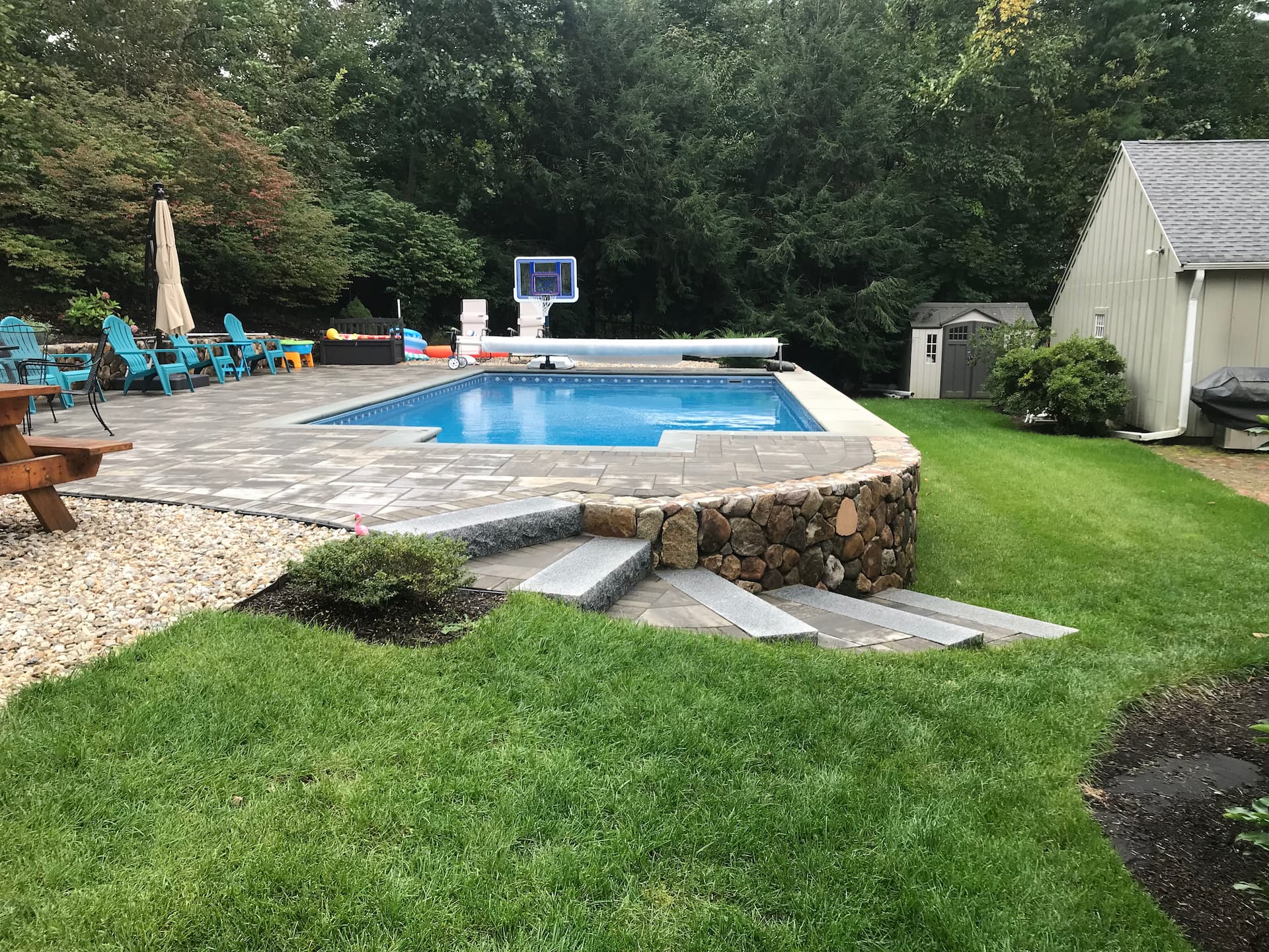 20 Stunning Semi-Inground Pool Designs for Your Backyard Oasis (You Won't Believe #8!) - 14. Fun Family Features