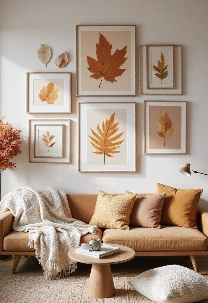 25 Fall Apartment Decor Ideas That Will Cozy Up Your Space Like Never Before! - 3. Autumn-Inspired Wall Art