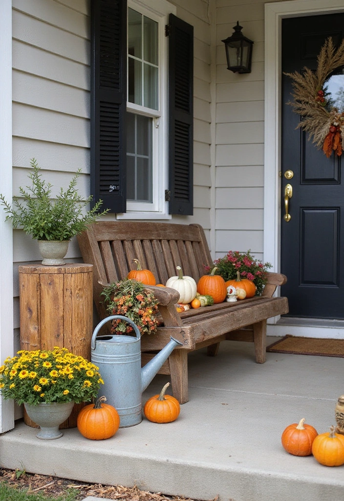 20 Jaw-Dropping Fall Decor Inspirations for Your Front Porch! - 9. Vintage Charm