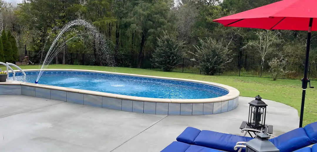 20 Stunning Semi-Inground Pool Designs for Your Backyard Oasis (You Won't Believe #8!) - 6. Rustic Charm