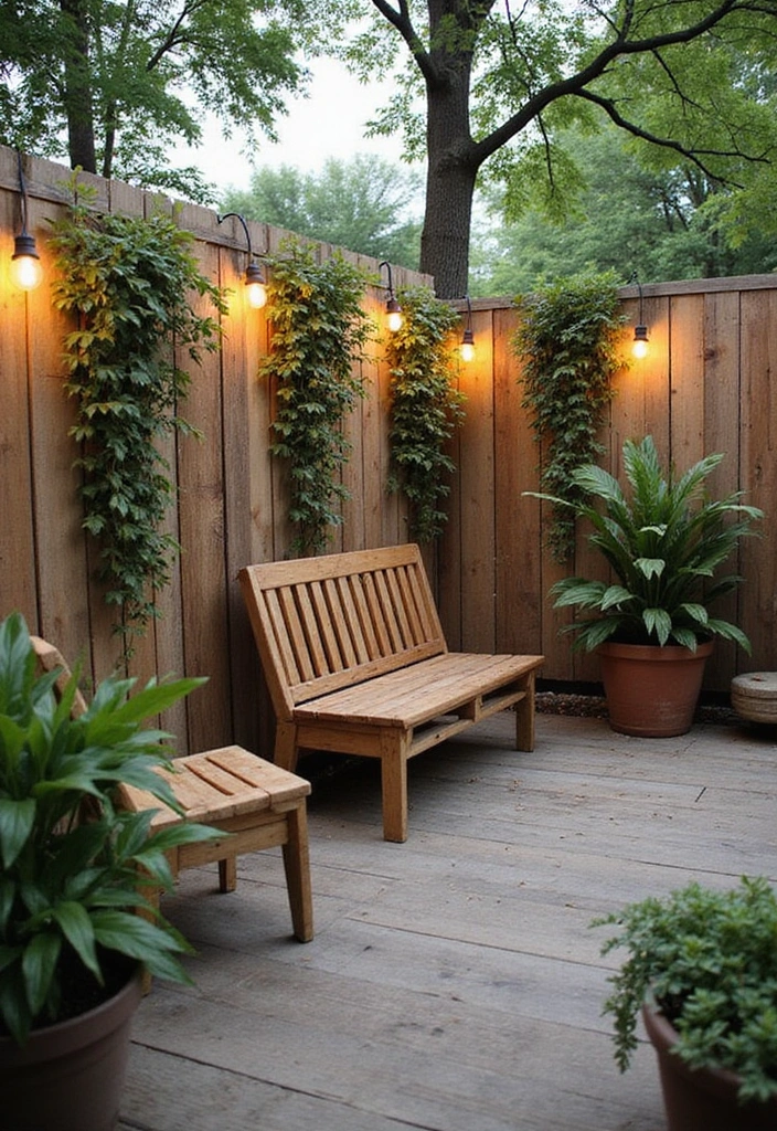 20 Deck Privacy Ideas That Combine Beauty and Seclusion (Ideas #2 & #8 Are Game Changers!) - 17. Recycled Materials