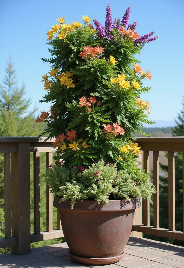 20 Deck Privacy Ideas That Combine Beauty and Seclusion (Ideas #2 & #8 Are Game Changers!) - 5. Vertical Garden Planters
