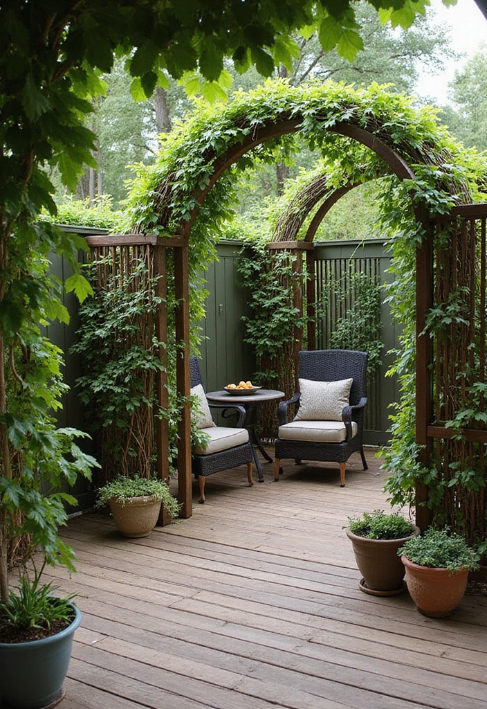 20 Small Deck Decorating Ideas That Will Transform Your Outdoor Space! - 15. Privacy Screens