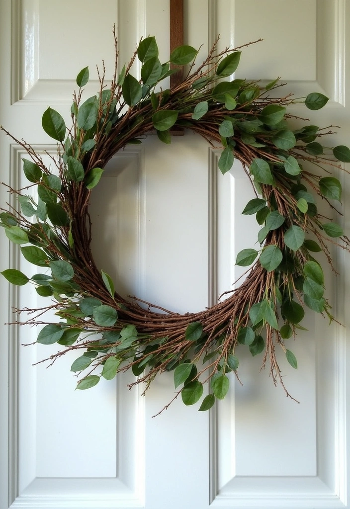17 DIY Fall Wreaths for Your Front Door That Are Easier Than You Think! - 15. Upcycled Nature Wreath