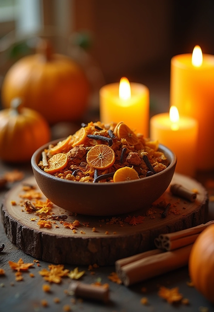 25 Stunning Fall Centerpieces for Your Table That Will Leave Guests in Awe! - 19. Sweet Scented Centerpiece