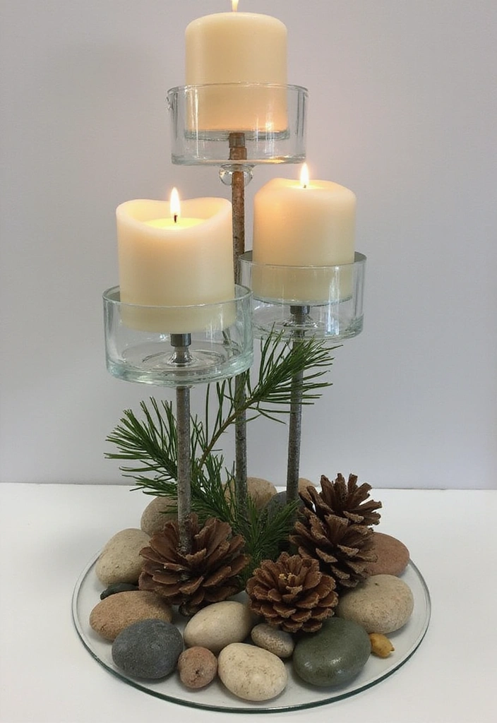 25 Stunning Fall Centerpieces for Your Table That Will Leave Guests in Awe! - 11. Mixed Media Magic