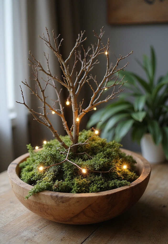25 Stunning Fall Centerpieces for Your Table That Will Leave Guests in Awe! - 5. Woodsy Wonderland