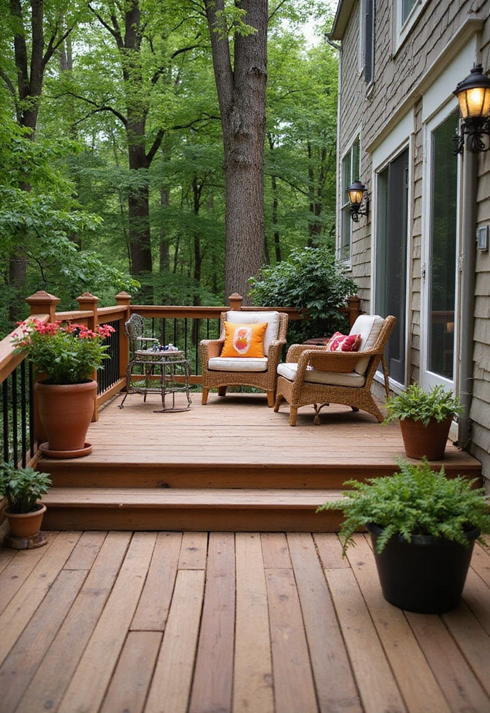 20 Best Deck Stain Colors That Will Boost Your Home's Curb Appeal (Get Inspired!) - 10. Rustic Brown