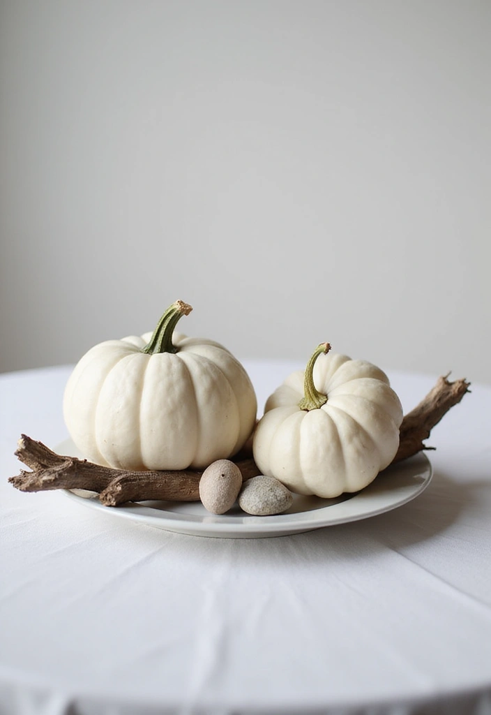 25 Stunning Fall Centerpieces for Your Table That Will Leave Guests in Awe! - 16. Minimalist Fall