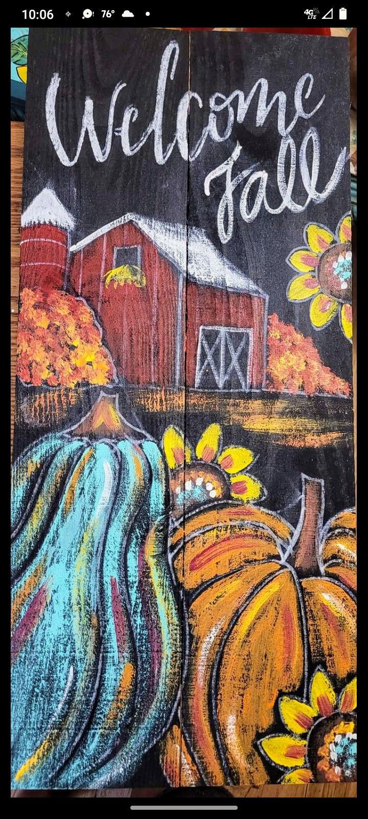 20 Creative Fall Chalkboard Art Ideas You Can DIY This Season! - 7. Welcome Fall with Rustic Charm