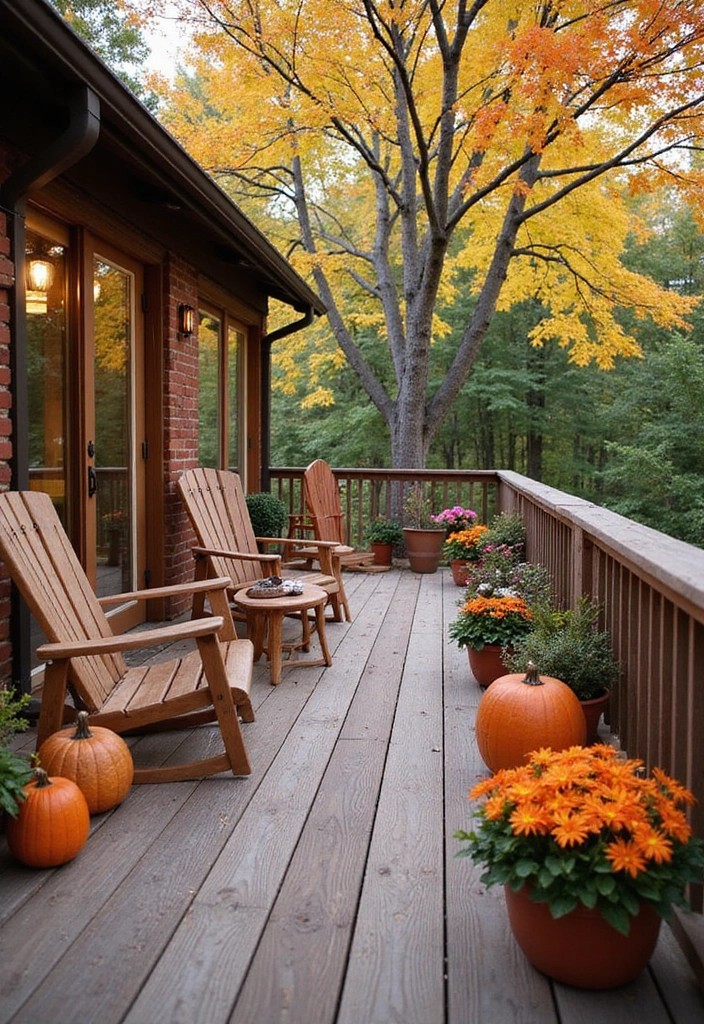 20 Small Deck Decorating Ideas That Will Transform Your Outdoor Space! - 11. Seasonal Decor