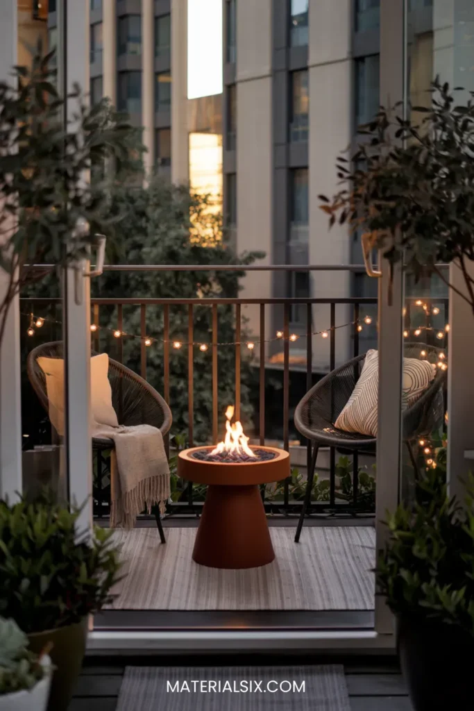 Mini Fire Pit for Balcony – Perfect Outdoor Ambiance in Small Spaces