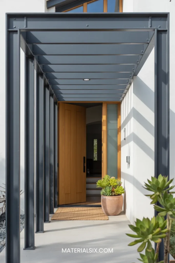 20 Modern Small Front Porch Designs with Stylish Charm - MaterialSix