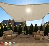 Gorilla Grip Heavy Duty Sun Shade, UV Protection Fade Tear and Rust Resistant Canopy Blocks Sunlight, Easy Install Breathable Sail, Shades Outdoor Patio Lawn Garden, Rectangle Sunshade, 8x12 FT Cream Gorilla Grip Heavy Duty Sun Shade, UV Protection Fade Tear and Rust Resistant Canopy Blocks Sunlight, Easy Install Breathable Sail, Shades Outdoor Patio Lawn Garden, Rectangle Sunshade, 8x12 FT Cream