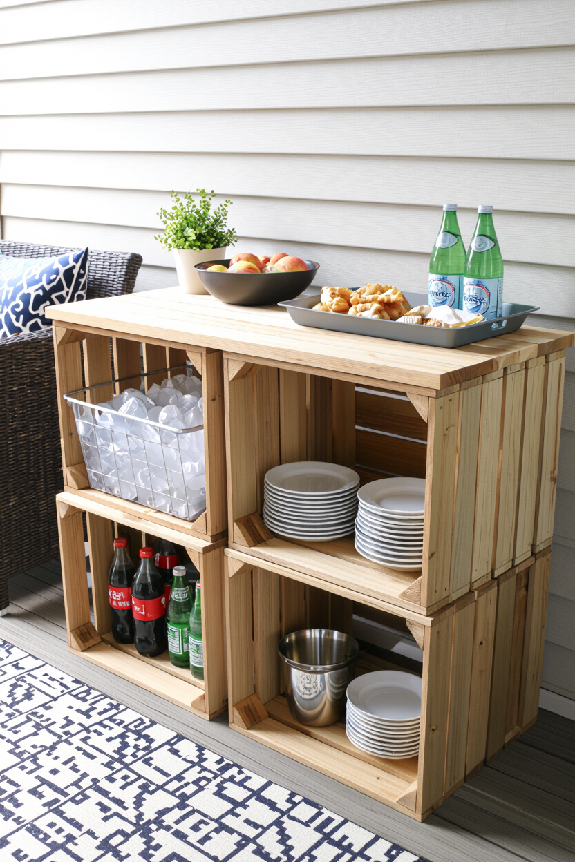 Build A Simple Serving Station From What You Have