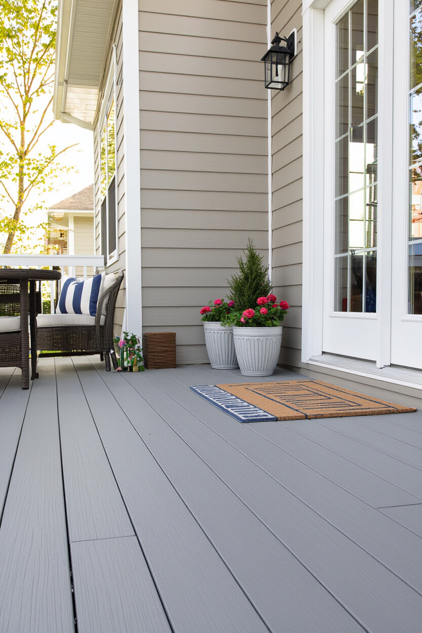 Refresh The Deck Floor With Paint Or Stain