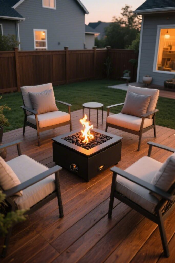 Compact Deck Fire Feature