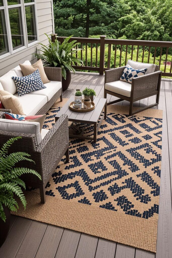 Layered Outdoor Rugs
