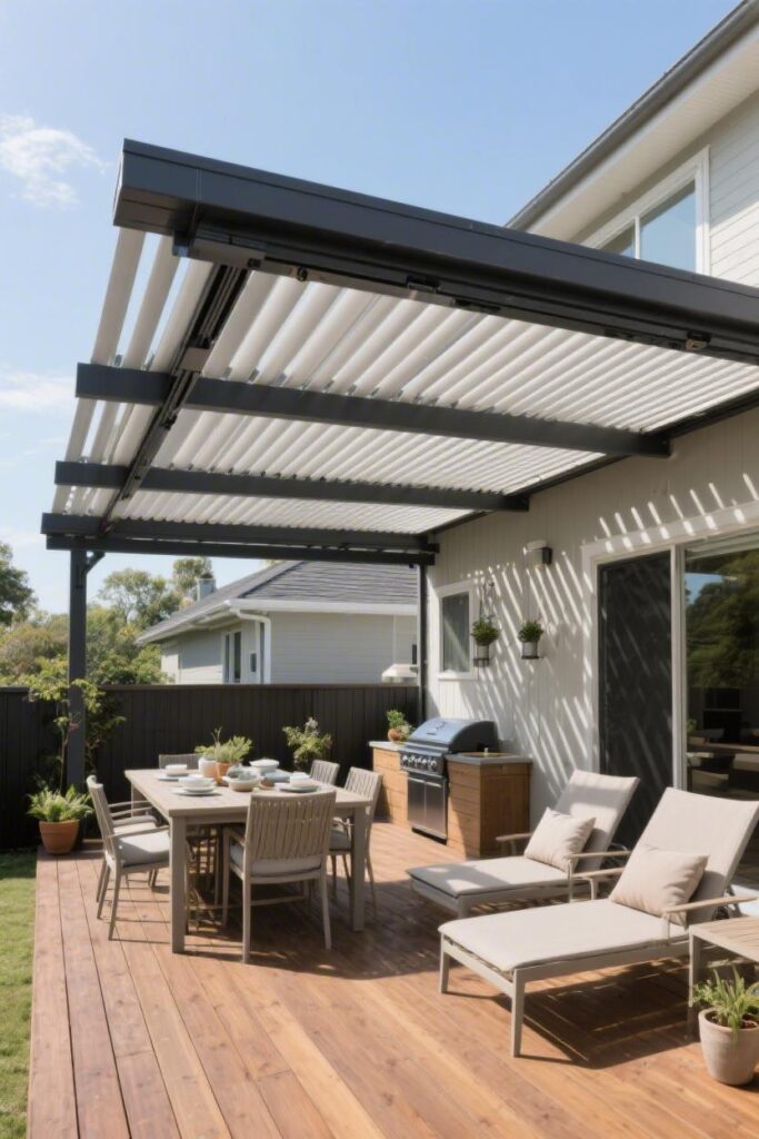 Louvered Roof Pergola Control