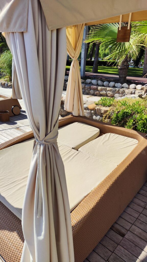 Pergola With Outdoor Curtains