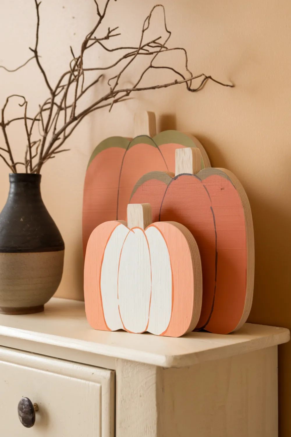 25 Creative Wood Pumpkins DIY Fall Crafts for Rustic Autumn Decor