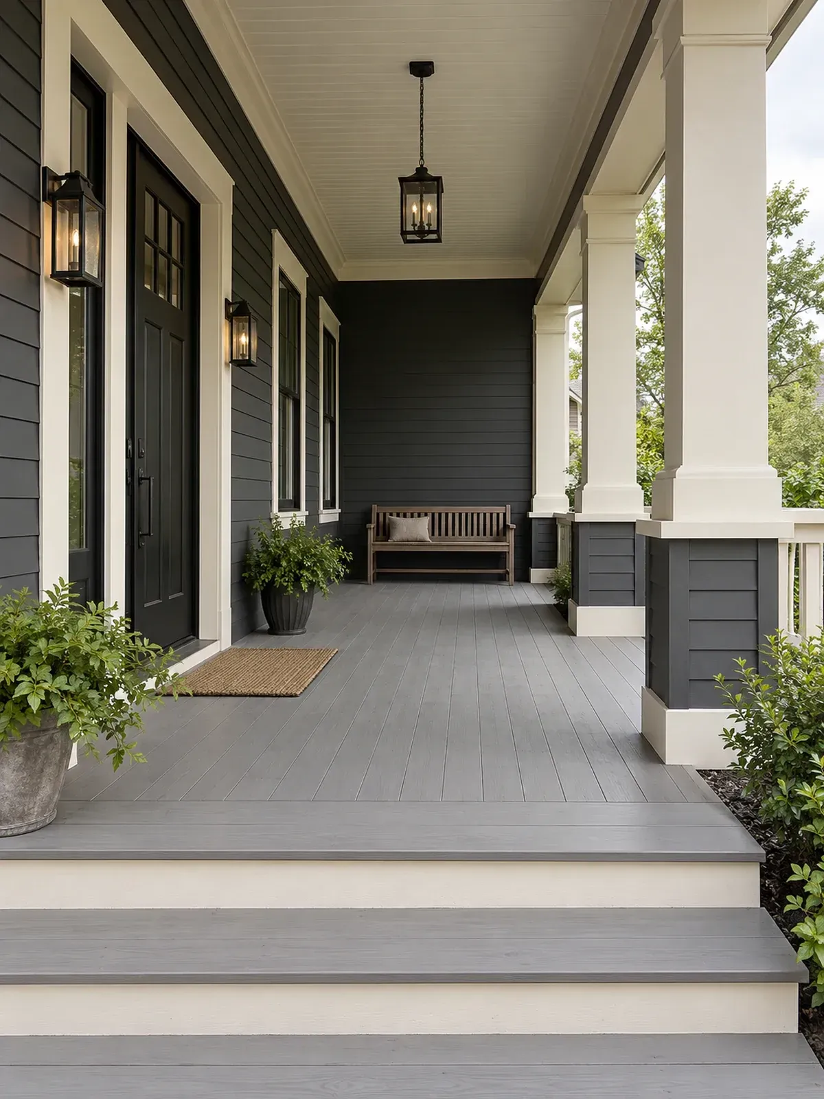 17 Moody & Dark Front Porch Ideas for a Year-Round Gothic Aesthetic