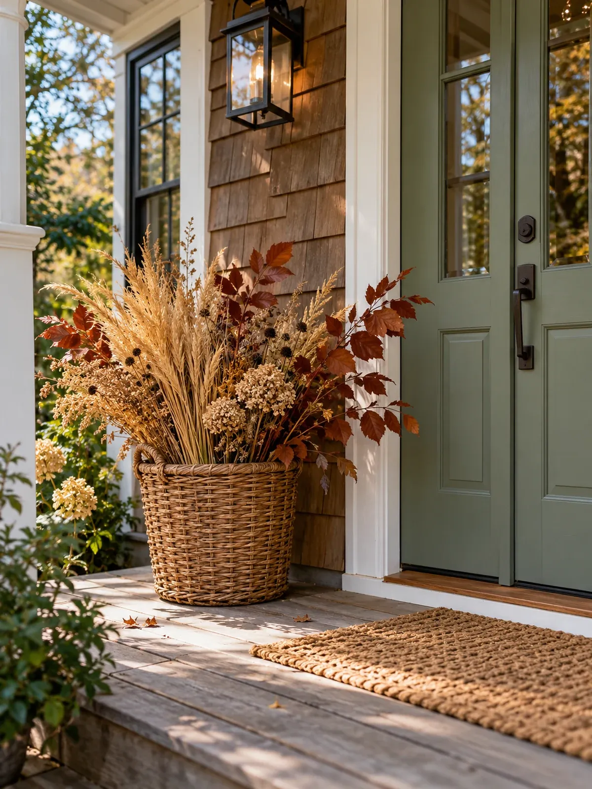 25 Aesthetic Fall Front Porch Ideas That Go Beyond Just Pumpkins
